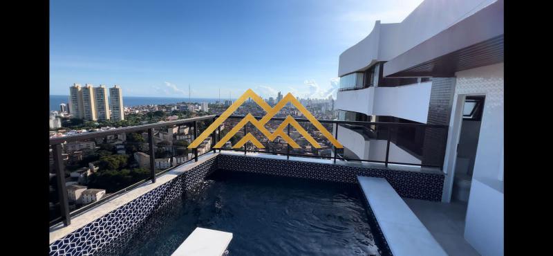 Cobertura com 4 quartos, 311m², à venda em Salvador, Horto Florestal - Henrique Aquino  IMÓVEIS DE QUALIDADE LTDA CRECI PJ 2675